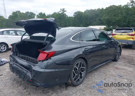 2021 Hyundai Sonata N Line from USA, damaged, VIN 5NPEK4JC9MH131095